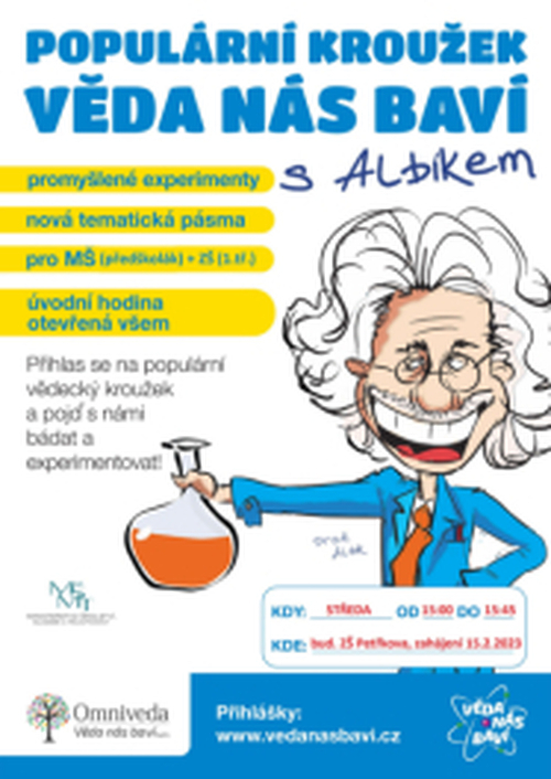 „Věda nás baví“ - nový kroužek 
